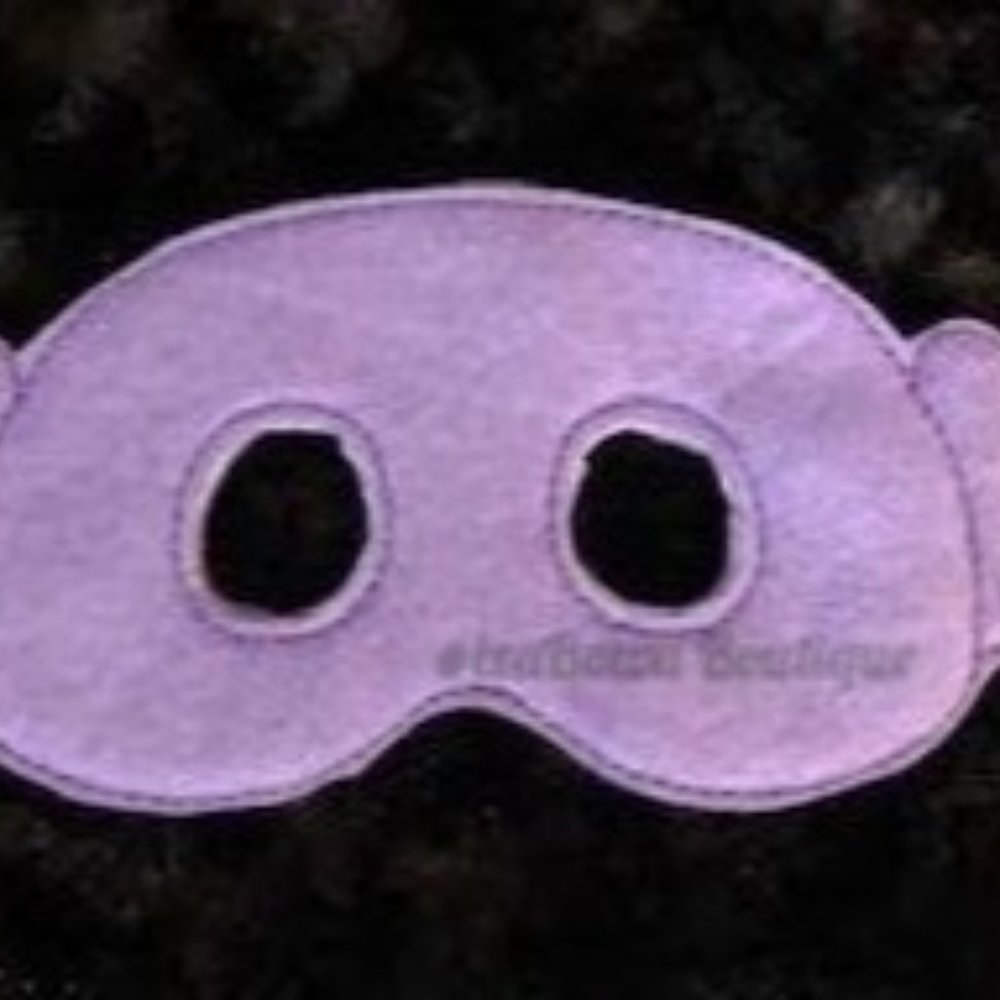 Purple Ape Character Inspired Felt Mask  (2)   FM1621  Handmade NWT Boutique